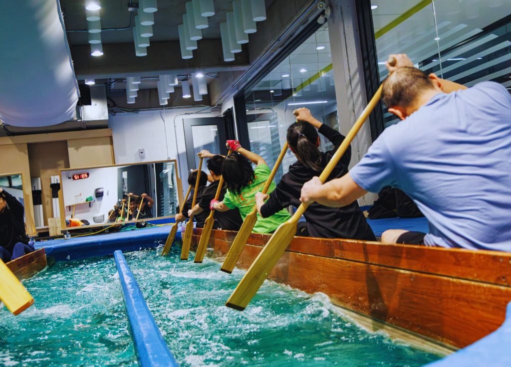 Entraînement intérieur bateau dragon